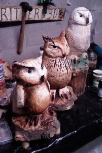 OWL Carvings!